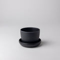 Kanso Designs Bamboo Fibre Mini Planter Pot (Black)
