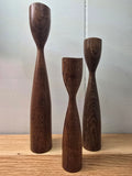 MCM Lipper & Mann Creation Candlestick Set of 3 Dutch Tulip Mid Century Modern
