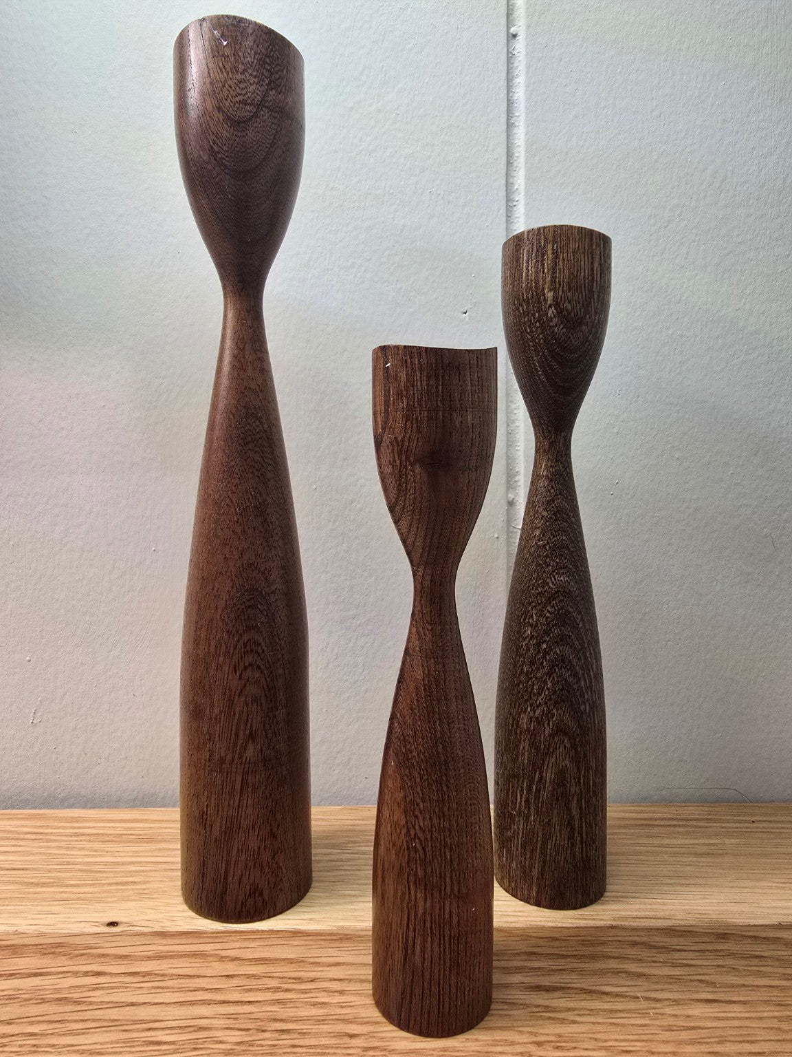 **NEW LISTING** MCM Lipper & Mann Creation Candlestick Set of 3 Dutch Tulip Mid Century Modern