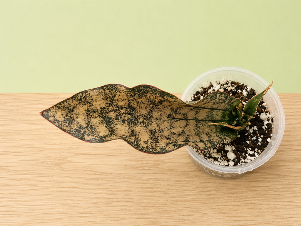 Live Rooted 7" Dracaena var. Sansevieria "Coppertone" Snake Plant 4" Pot