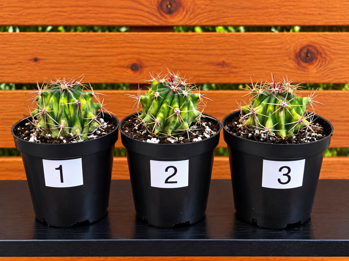 Variegated Fire Barrel Cactus | RARE & Unusual | in 3.5" Pot
