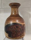 MCM Style Burl Wood Hand Made Vase by Valerie Caldwell c.1980