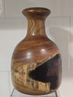 MCM Style Burl Wood Hand Made Vase by Valerie Caldwell c.1980