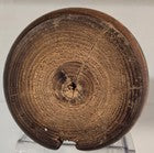 MCM Style Burl Wood Hand Made Vase by Valerie Caldwell c.1980